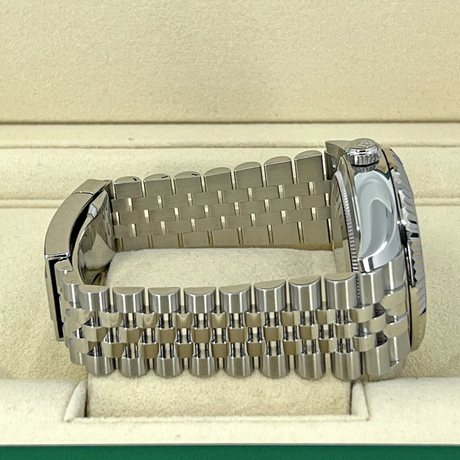 Sky-Dweller Stainless Steel and 18K White Gold Blue 42Mm Jubilee, Ref# 326934-0004