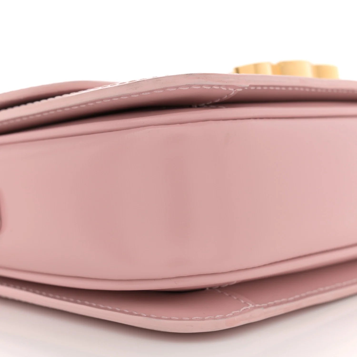 Shiny Calfskin Teen Triomphe Vintage Pink