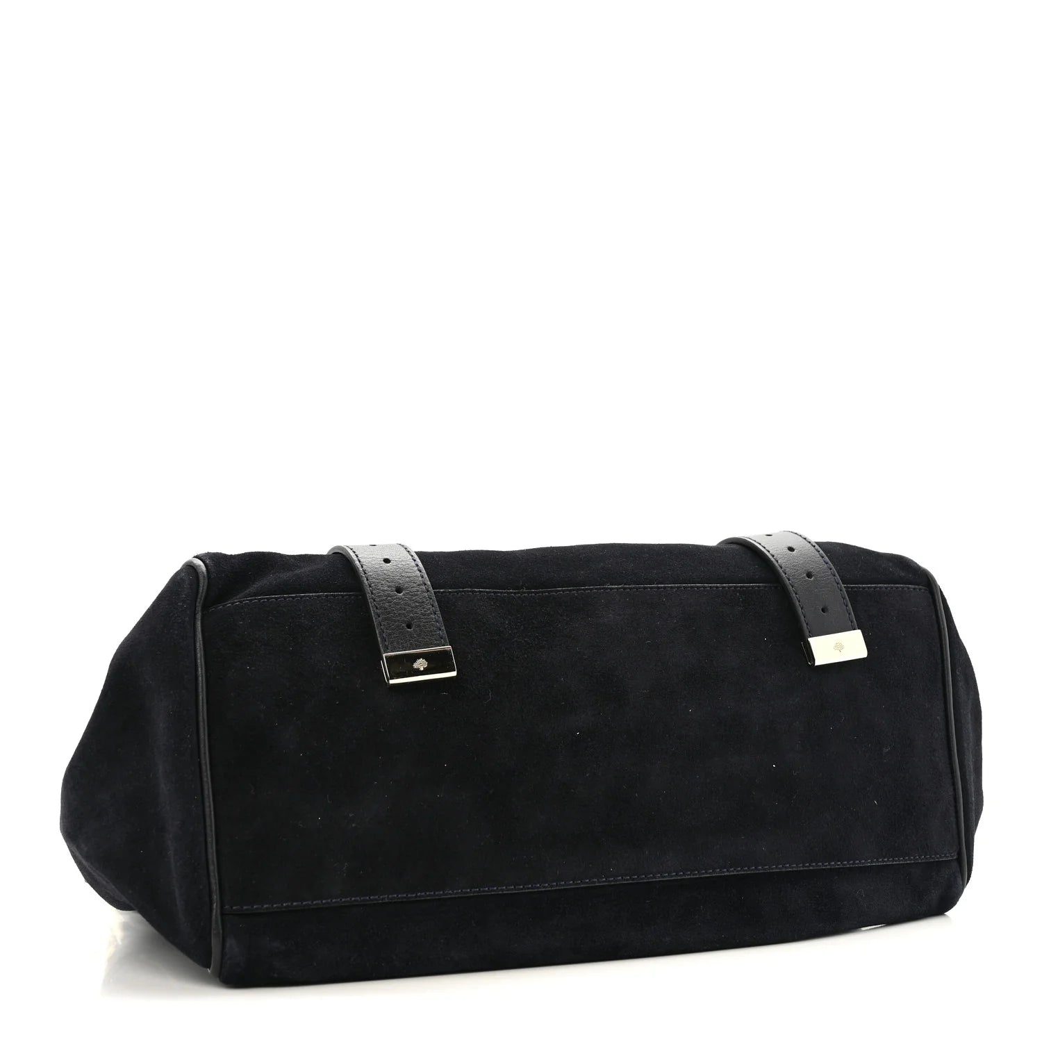 Heavy Suede Alexa Tassel Satchel Ink Blue