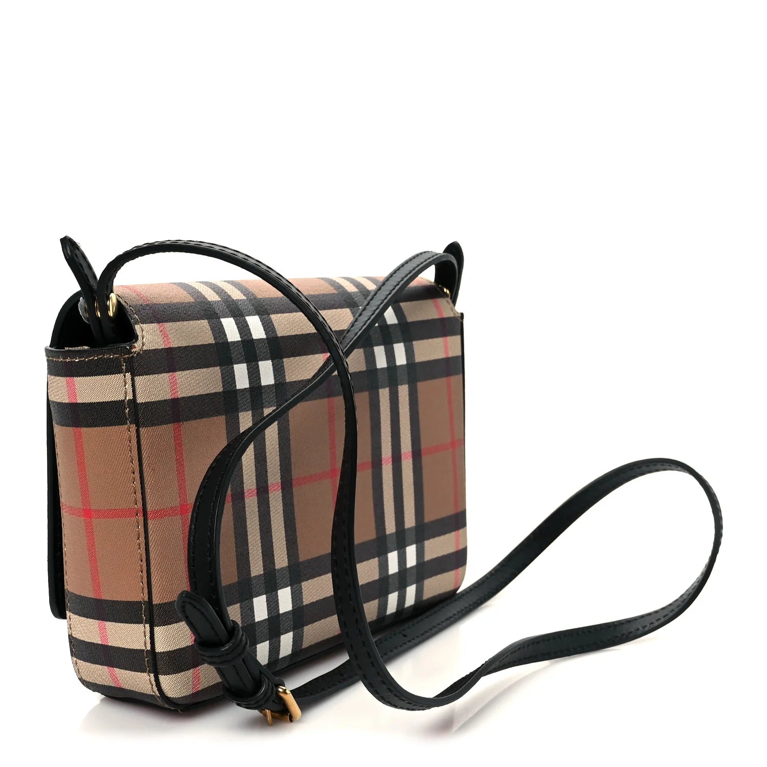 House Check Tartan Mix Hampshire Crossbody Black