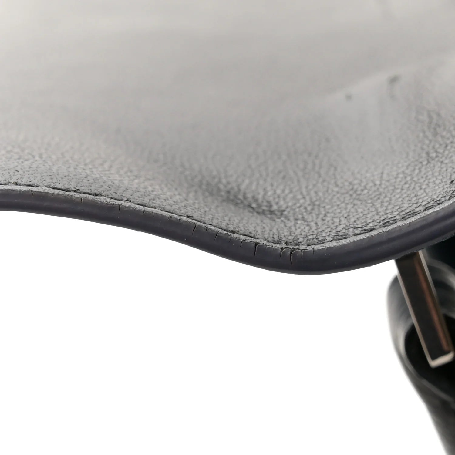 Smooth Calfskin Medium Tri-Color Trapeze Blue