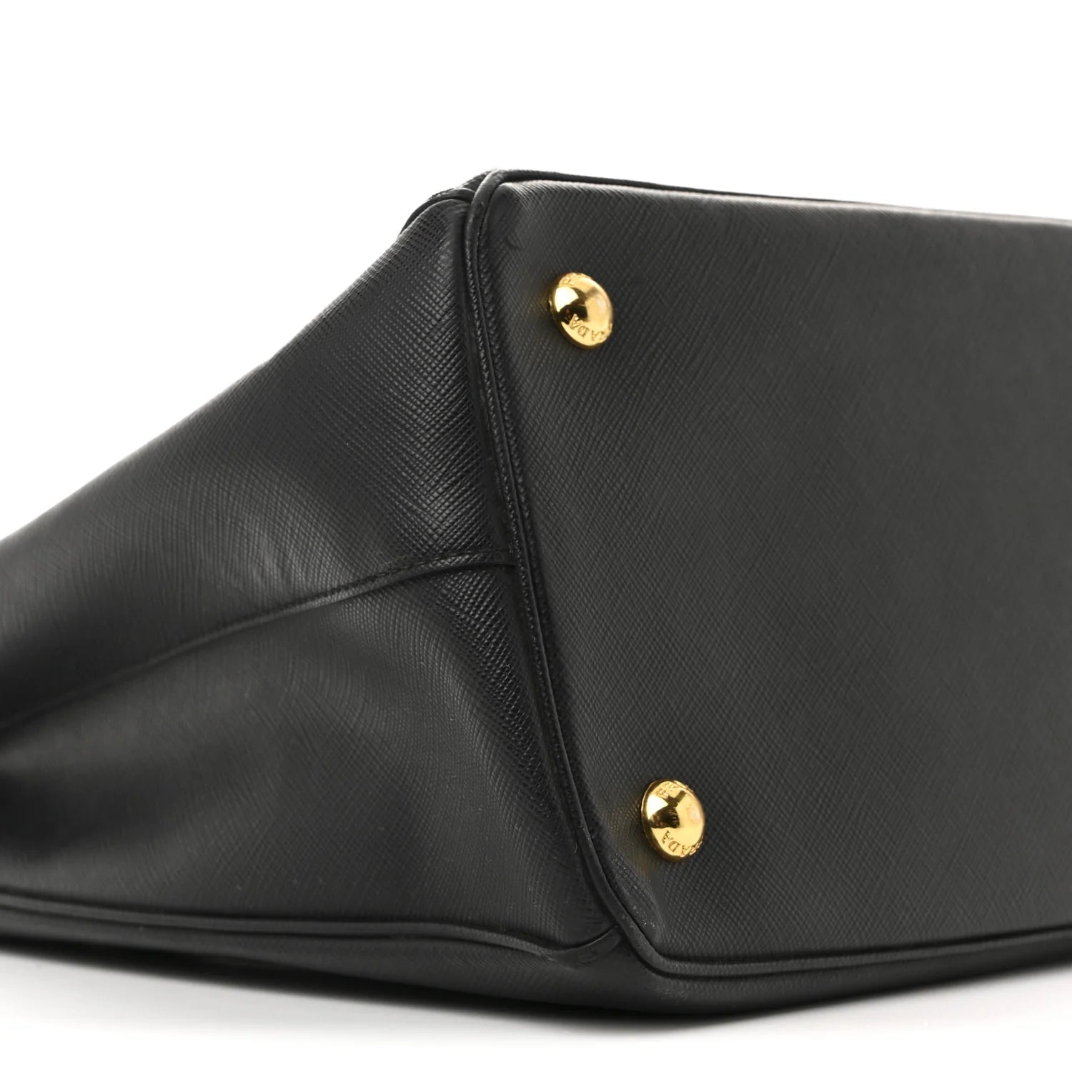 Saffiano Lux Medium Tote Black