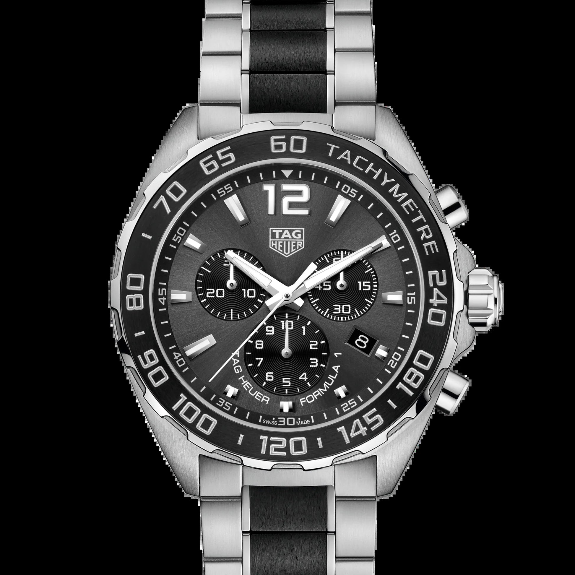 Unworn  Formula 1 Chronograph, Stainless Steel, Ceramic, 43Mm, Ref# CAZ1011.BA0843, Box & Papers