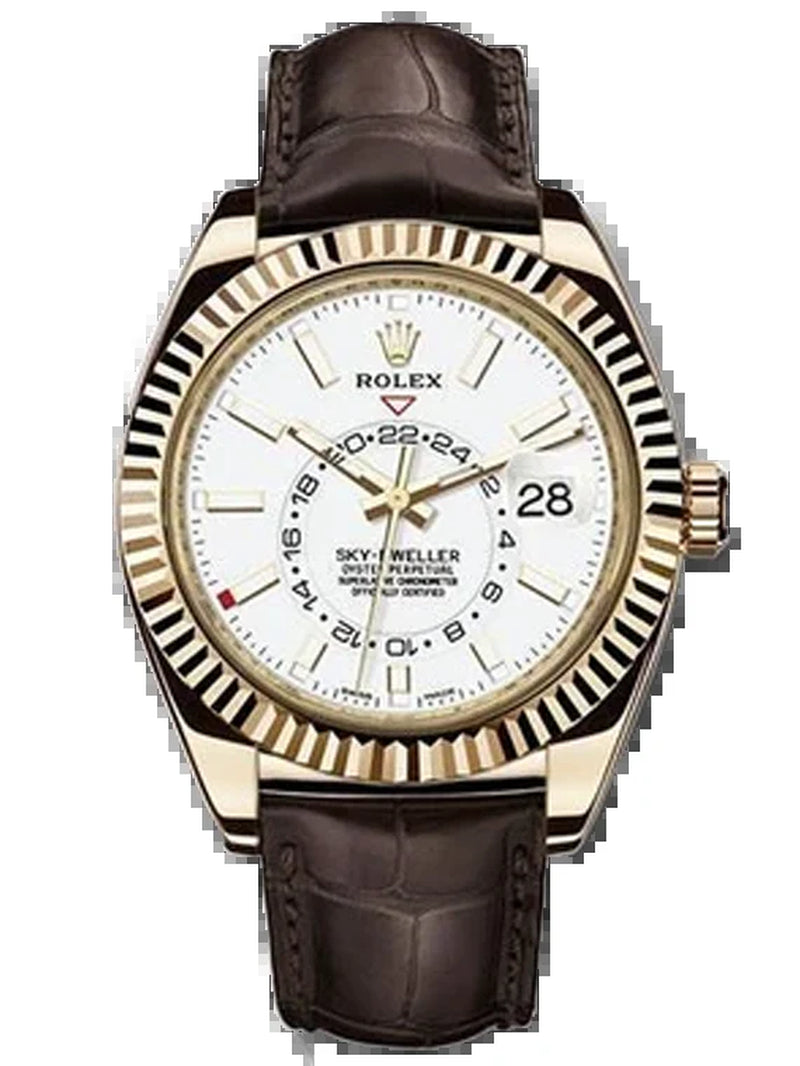 Rolex Sky-Dweller Yellow Gold Men'S Watch 326138 Wh
