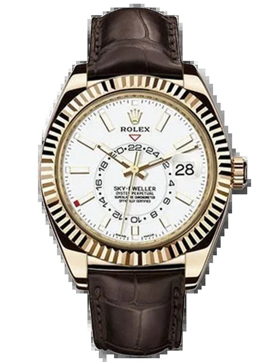 Rolex Sky-Dweller Yellow Gold Men'S Watch 326138 Wh