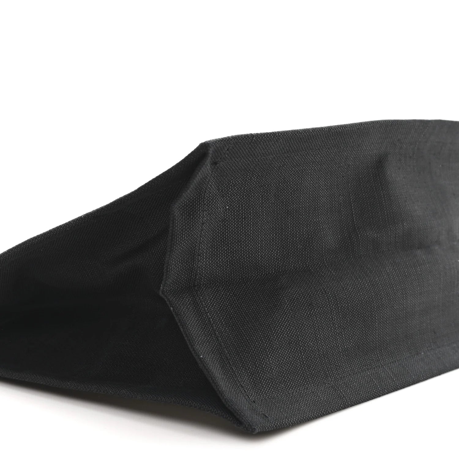 Linen Calfskin Rive Gauche Tote White Black