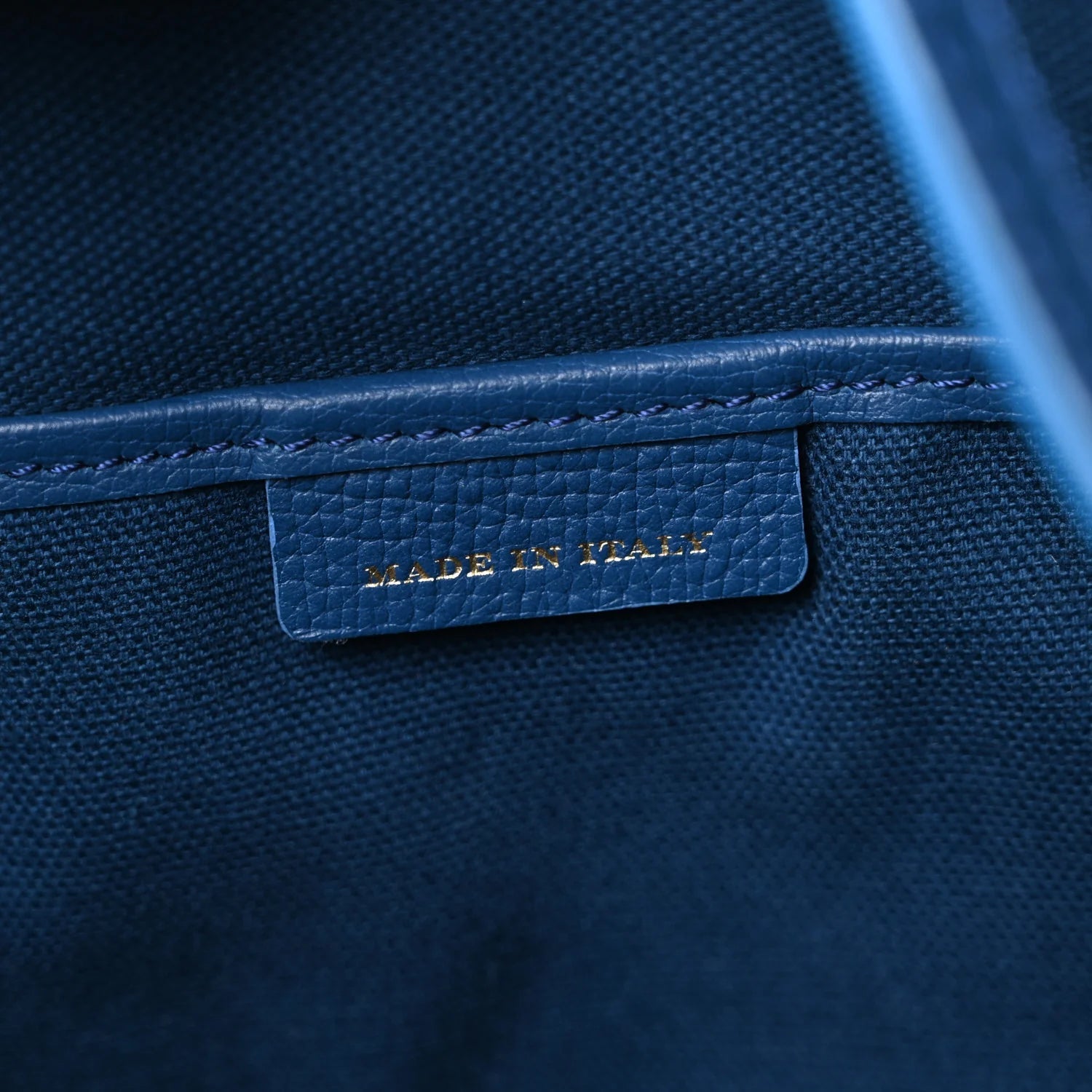 Haymarket Check Floral Print Small Canterbury Tote Mineral Blue Burnt Orange