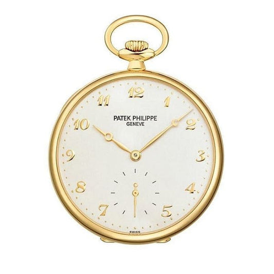 Open-Face Pocket Watch, 18K Yellow Gold, 44Mm, Ref# 973J-001