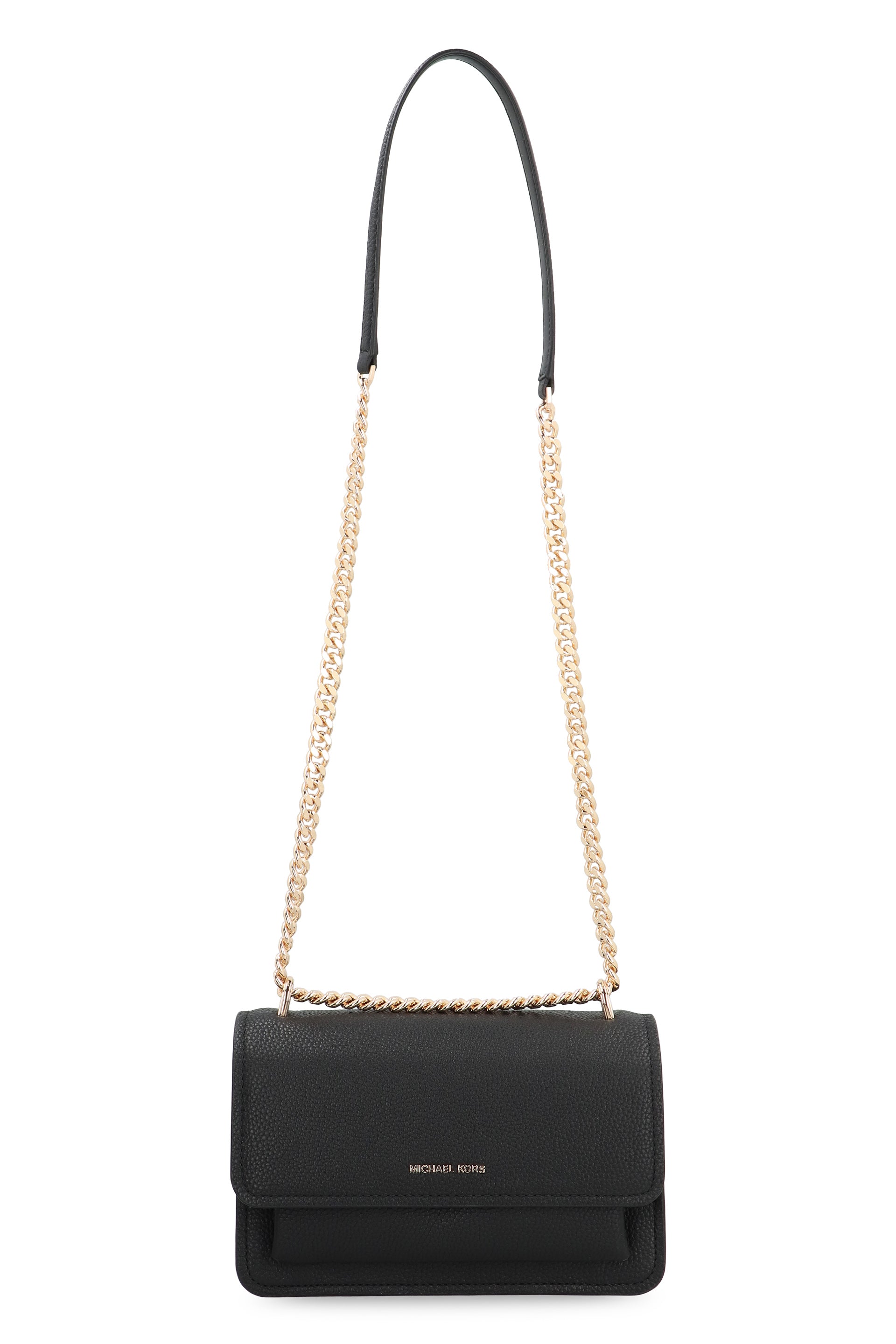 CLAIRE LARGE CONVERTIBLE SHOULDER BAG in PEBBLED LEATHER