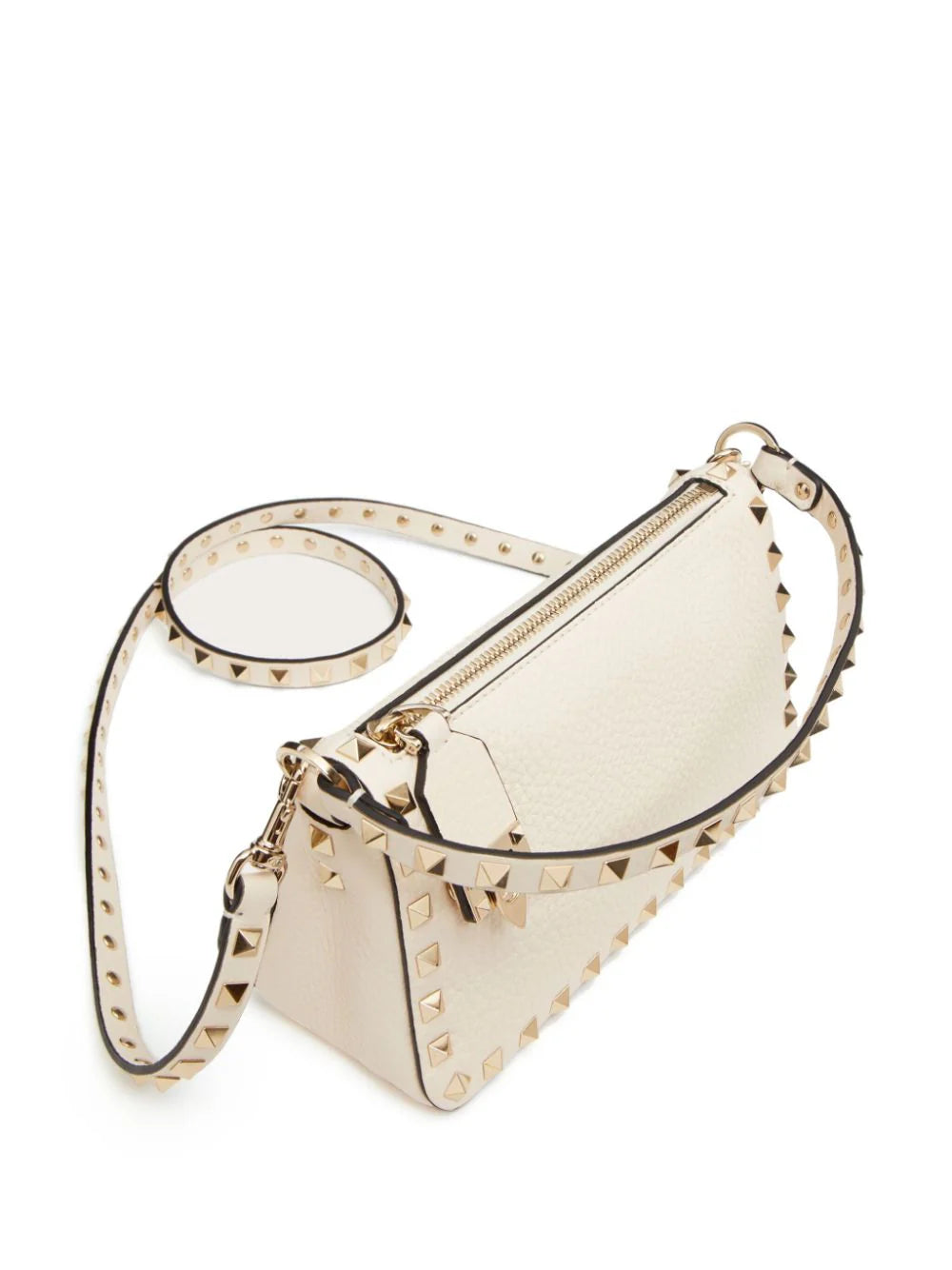 ROCKSTUD SMALL LEATHER SHOULDER BAG