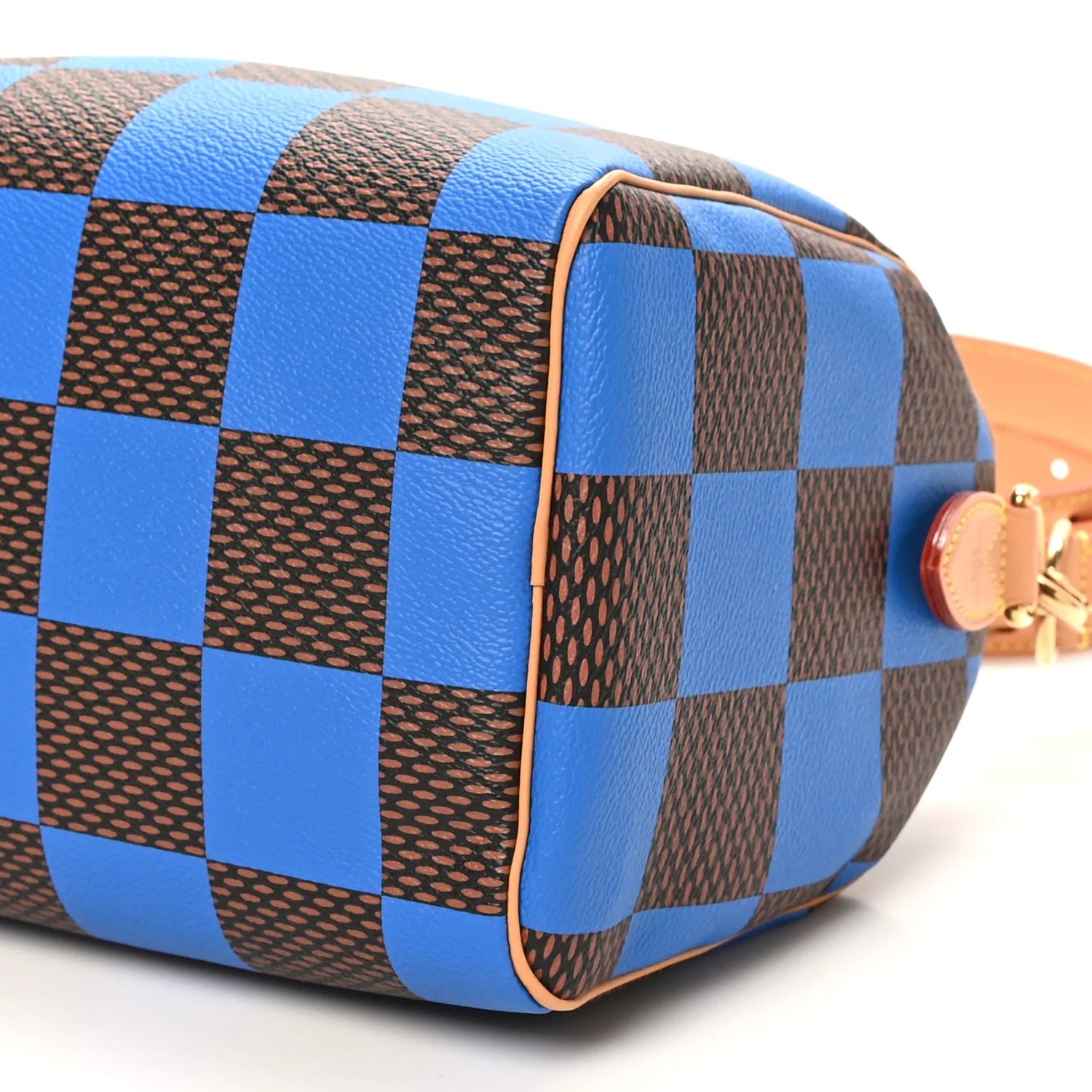 Damier Pop Speedy Bandouliere 25 Blue