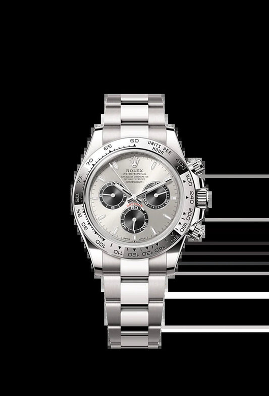 Cosmograph Daytona 40Mm, 18K White Gold, Ref# 126509-0003