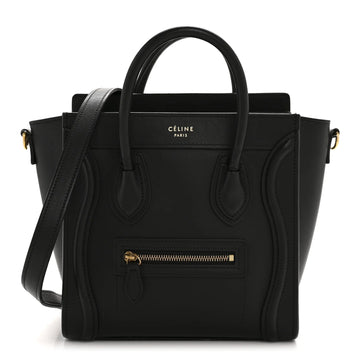 Smooth Calfskin Nano Luggage Black