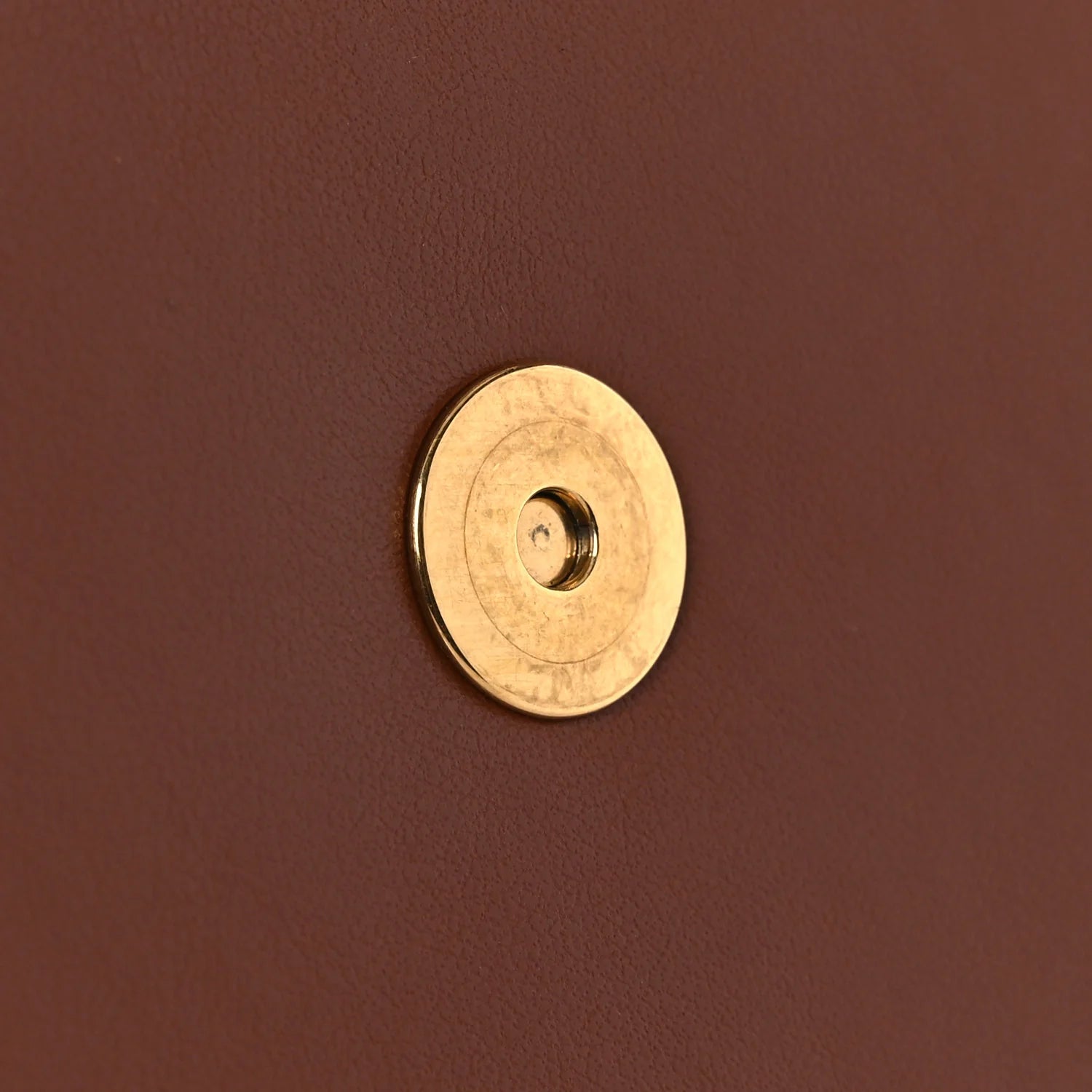 Smooth Calfskin Medium Strap Ava Triomphe Shoulder Bag Tan