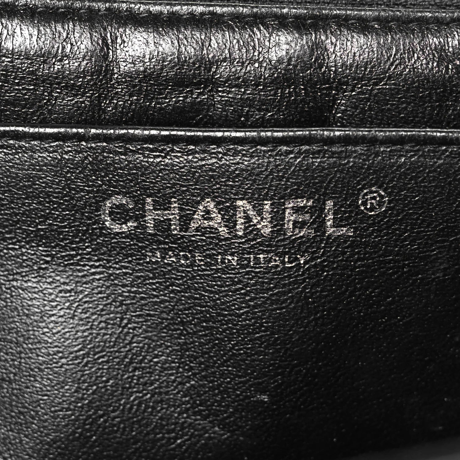 Patent Quilted Maxi Single Flap Black