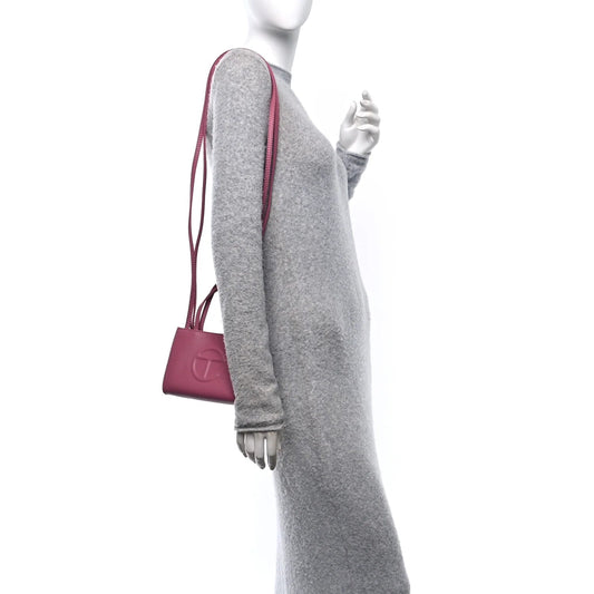 Vegan Leather Small Shopping Bag Corned Beef