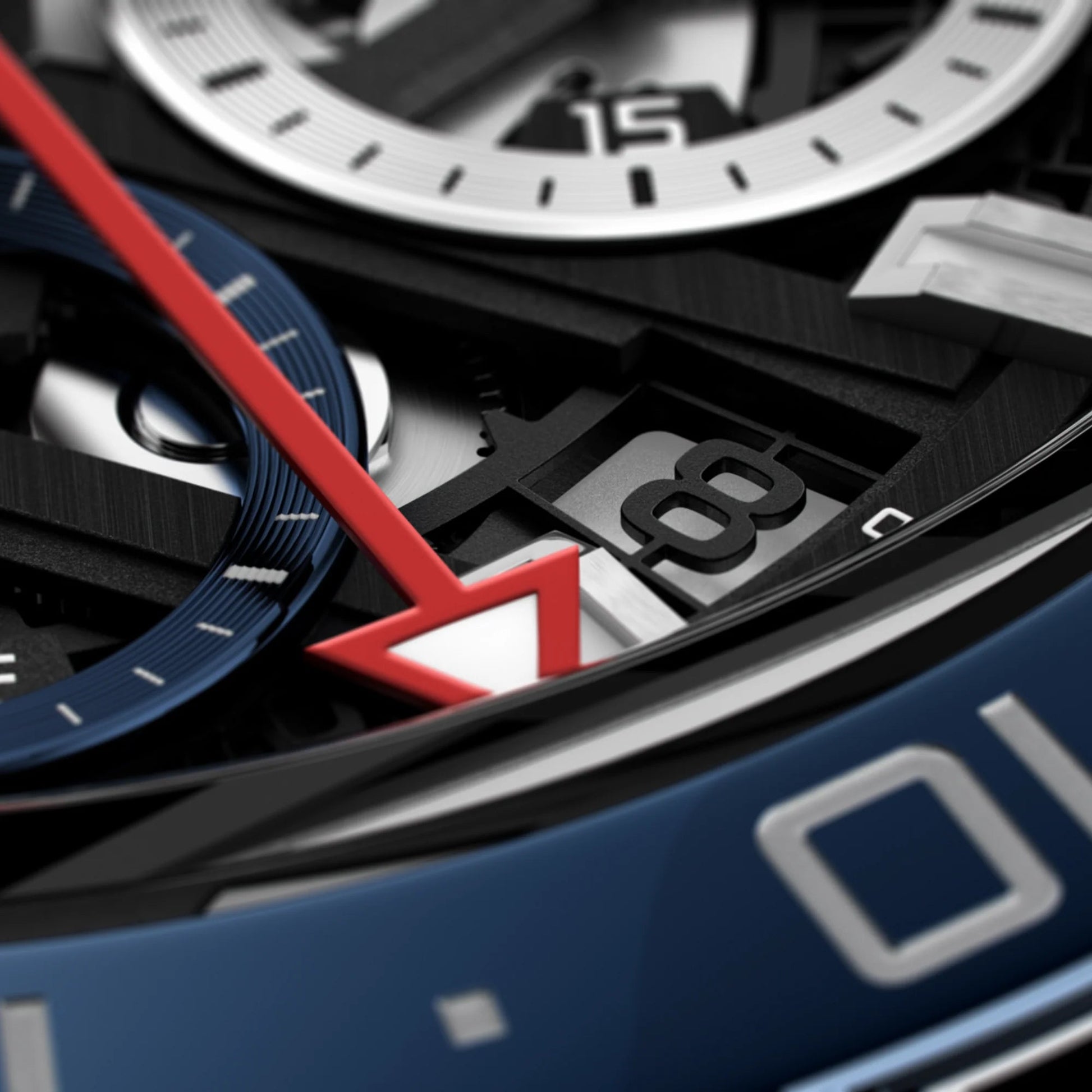 Unworn  Carrera Chronograph Twin-Time, Stainless Steel and Ceramic, 45Mm, Ref#Cbg2A1Z.Ba0658, Box & Papers