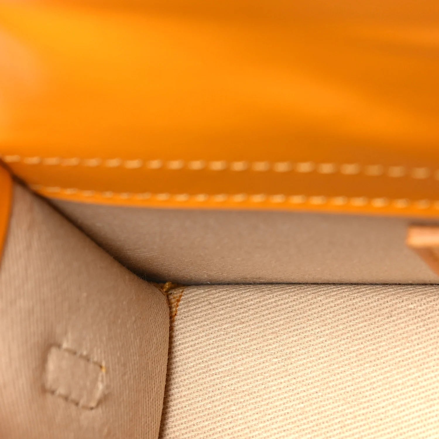 Smooth Calfskin Le Bambino Dark Orange