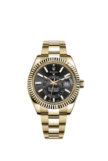 Sky-Dweller 42Mm, 18K Yellow Gold, Ref# 326938-0004