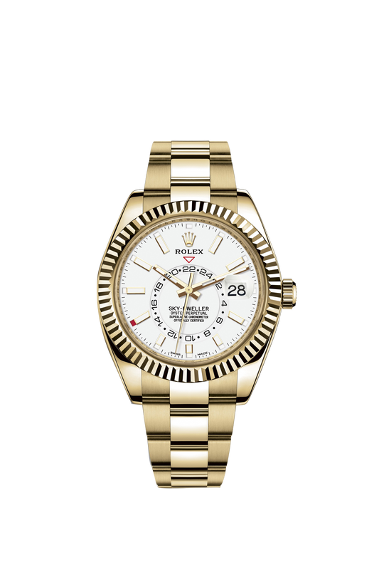 Sky-Dweller 42Mm, 18K Yellow Gold, Ref# 326938-0005