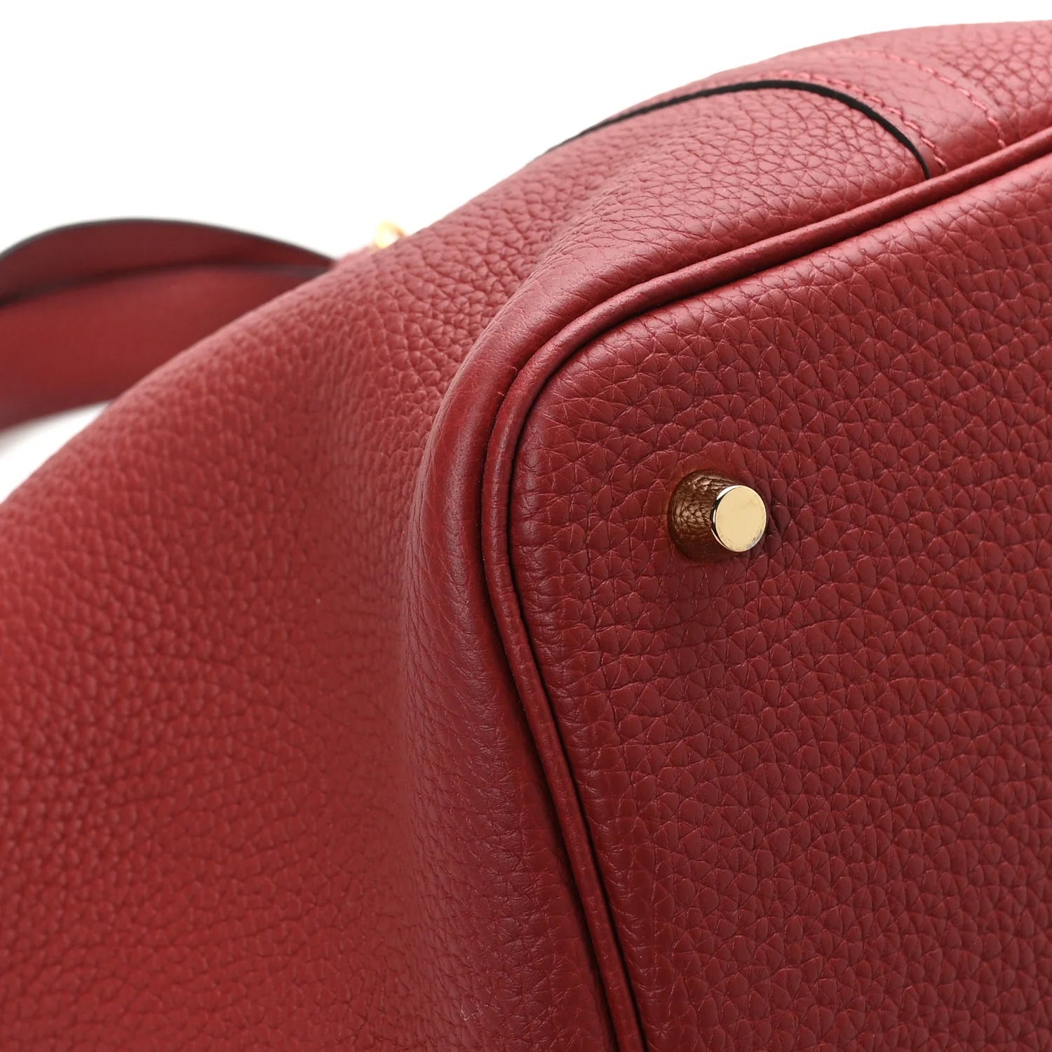 Taurillon Clemence Picotin Lock 22 MM Rouge H