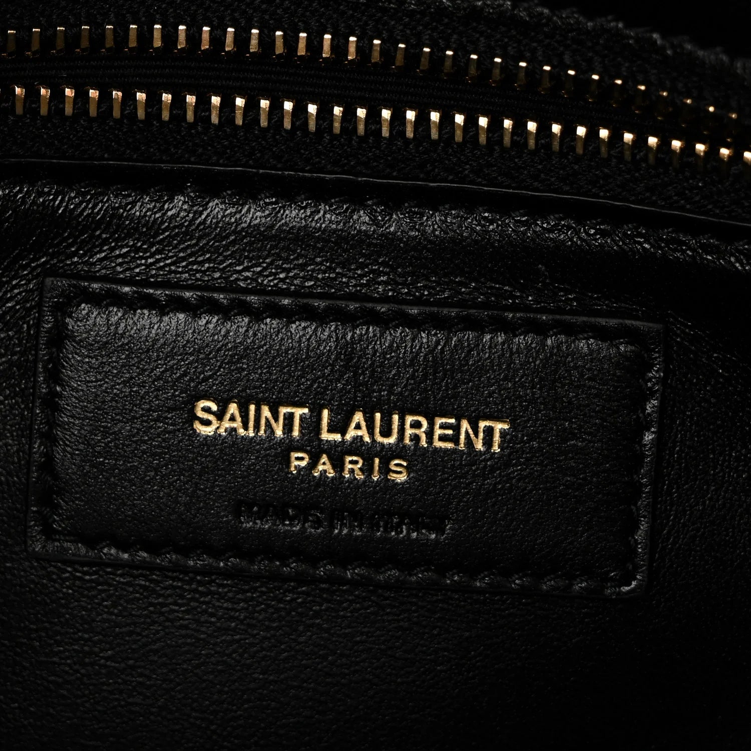 Smooth Calfskin Le Maillon Satchel Black