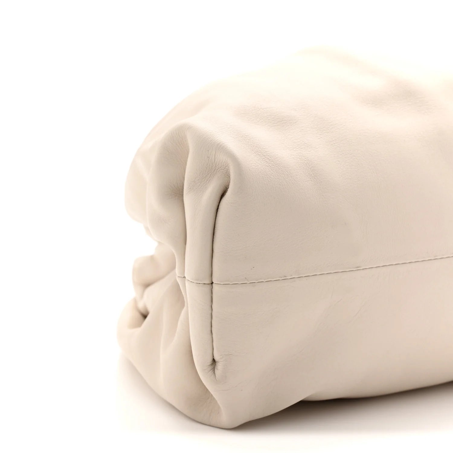 Smooth Butter Calf the Pouch Oversized Clutch Plaster