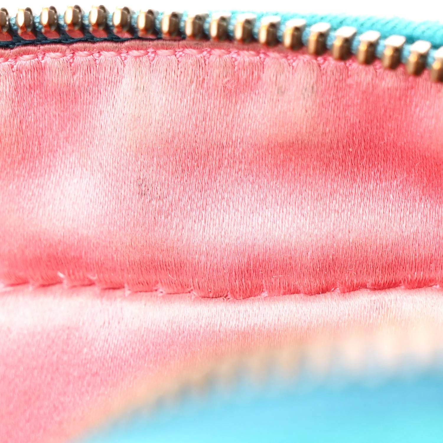 Velvet Matelasse Small GG Marmont Chain Shoulder Bag Pavone Cyan