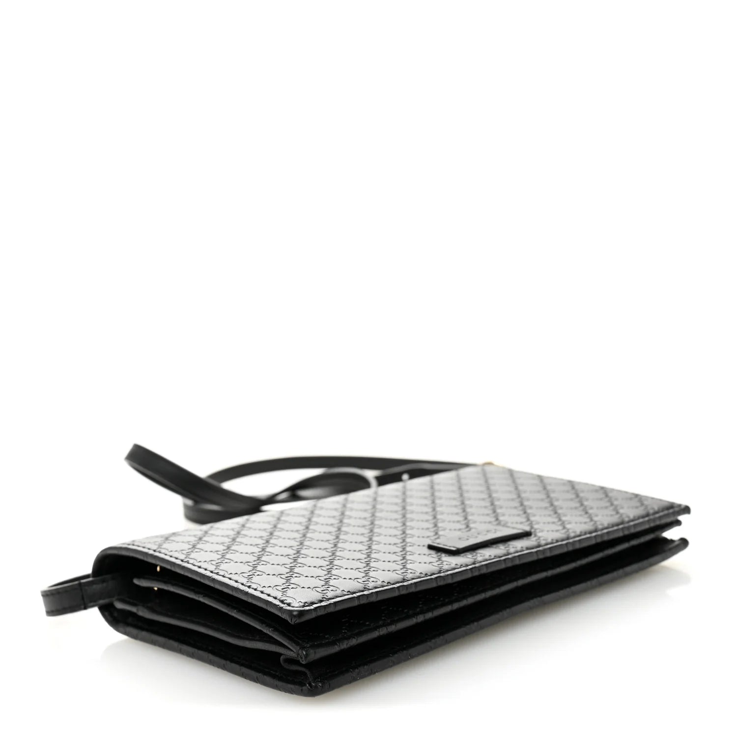 Microssima Crossbody Wallet Black