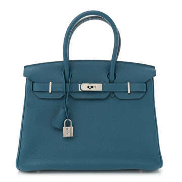 Togo Birkin 30 Bleu De Galice