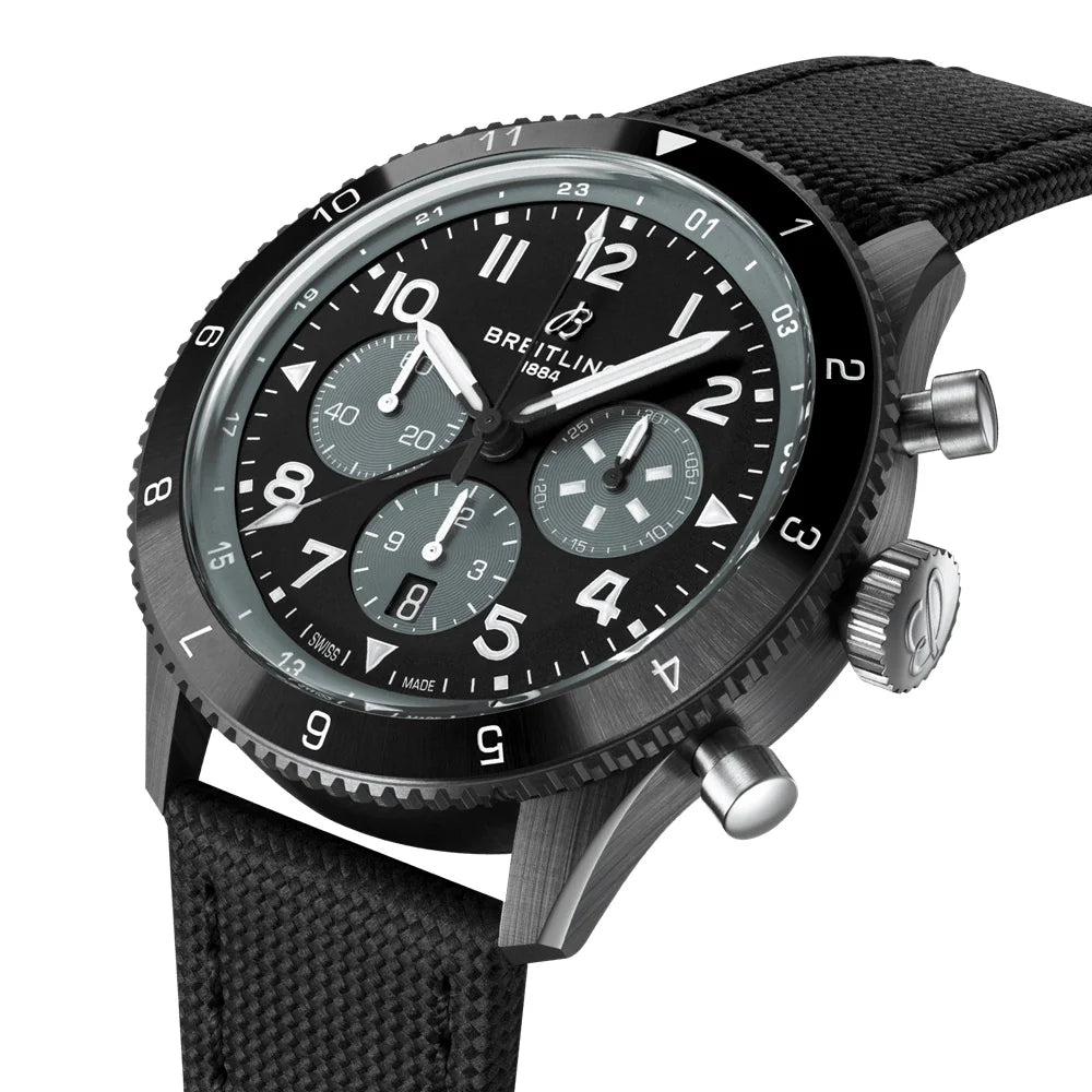 Super Avi B04 Chronograph Gmt 46 Mosquito Night Fighter Ref# SB04451A1B1X1, Box and Papers