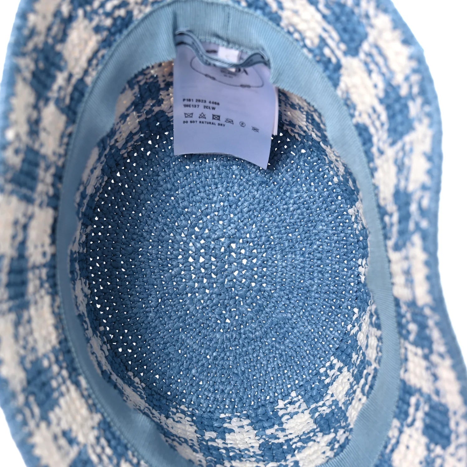 Yarn Raffia Effect Crochet Triangle Bucket Hat S Celeste