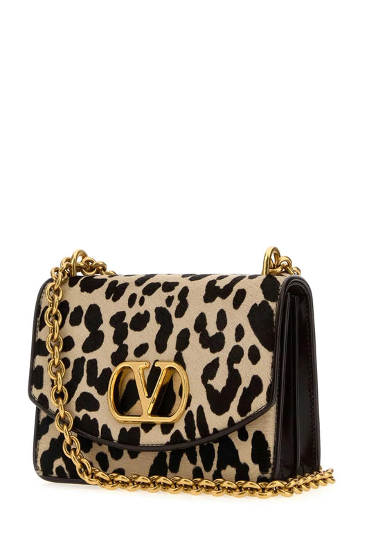 SMALL SHOULDER BAG in PONY-EFFECT CALFSKIN