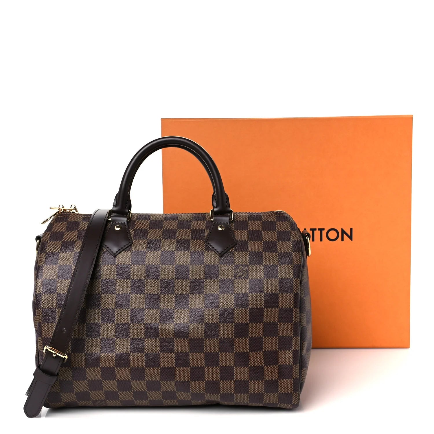 Damier Ebene Speedy Bandouliere 30