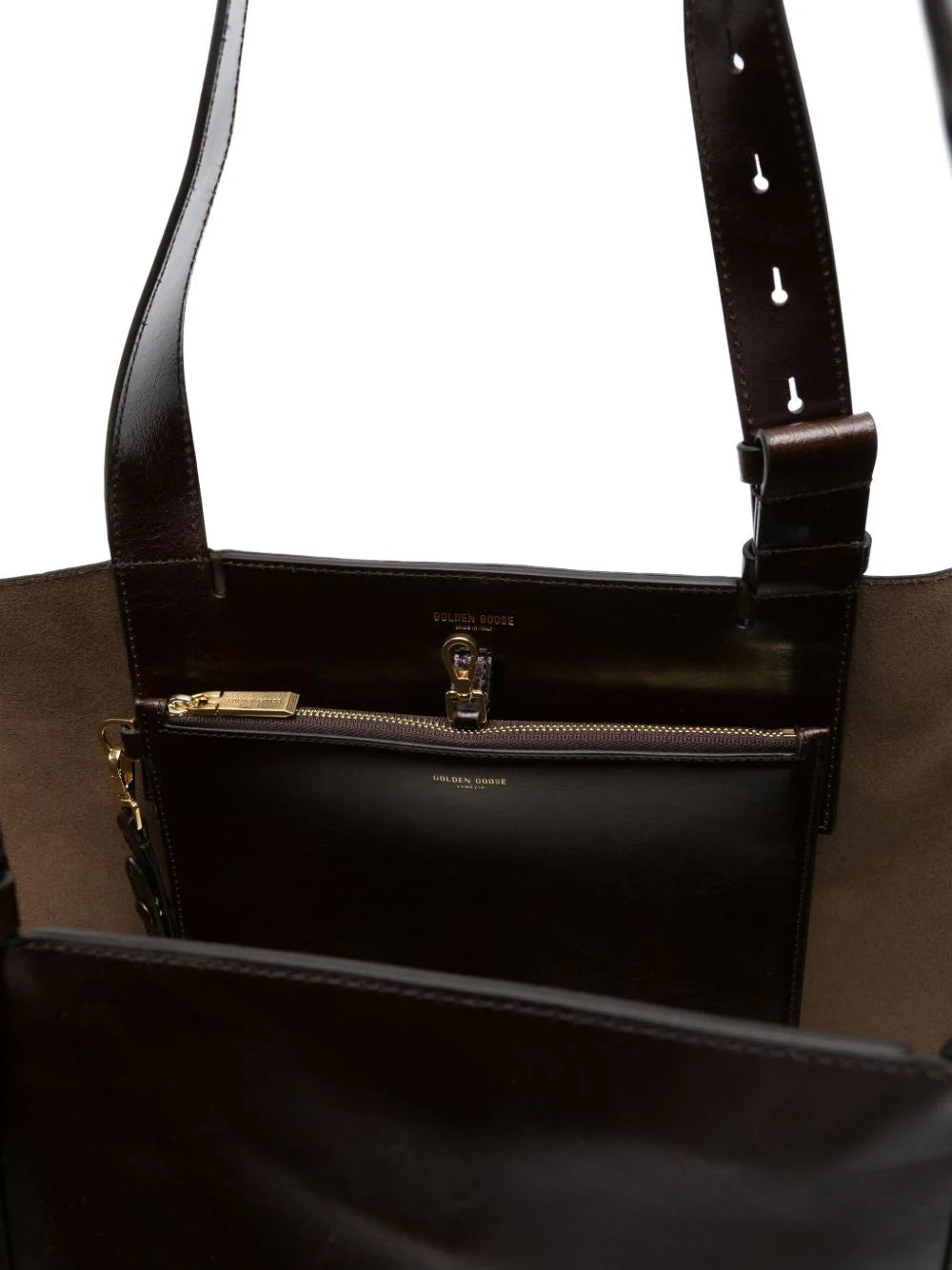 DARK BROWN LEATHER 24.7 SHOPPING BAG