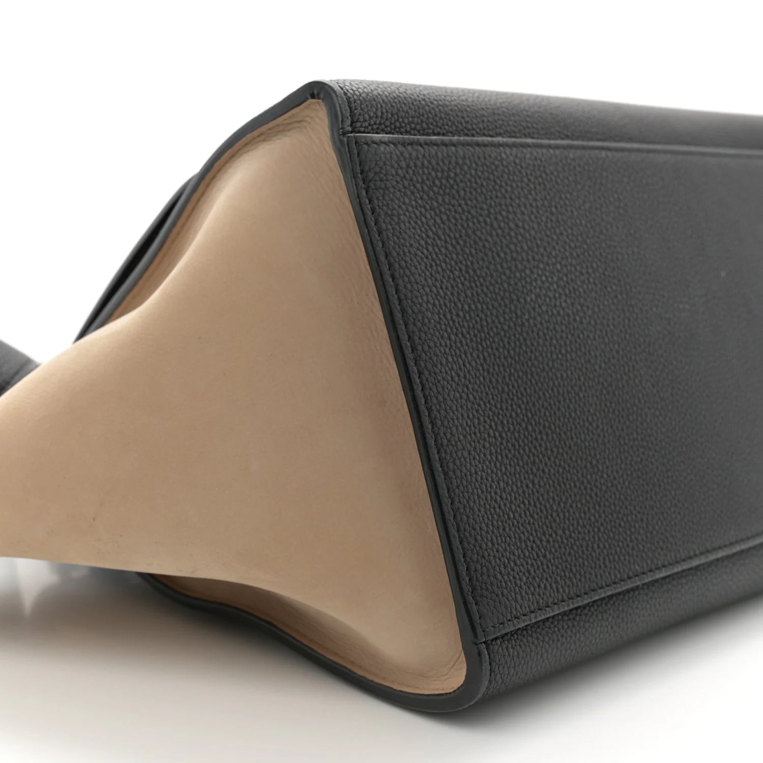 Smooth Calfskin Medium Tri-Color Trapeze Blue