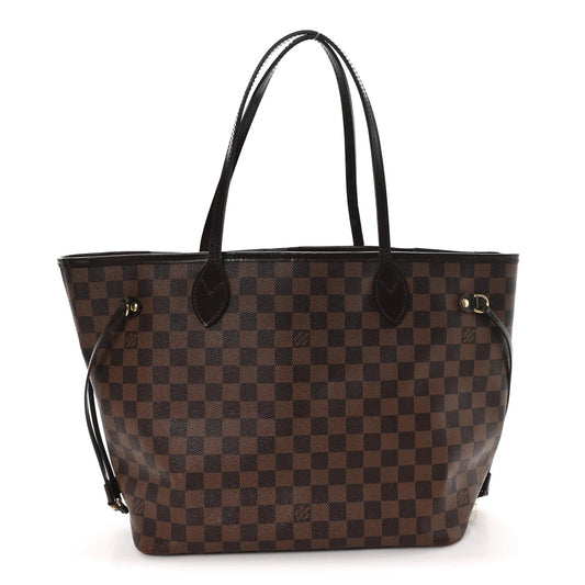 Damier Ebene Neo Neverfull MM Rose Ballerine