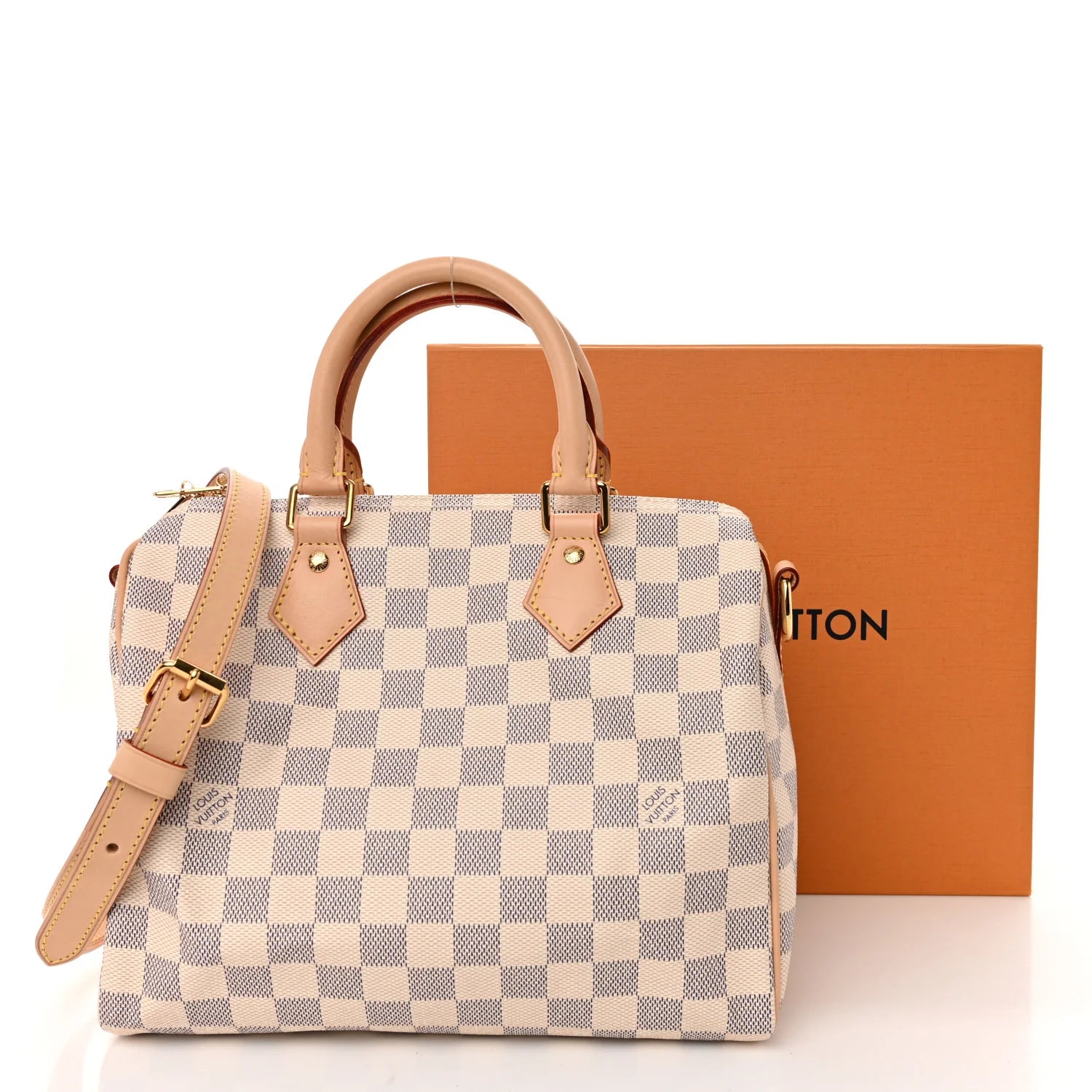 Damier Azur Speedy Bandouliere 25