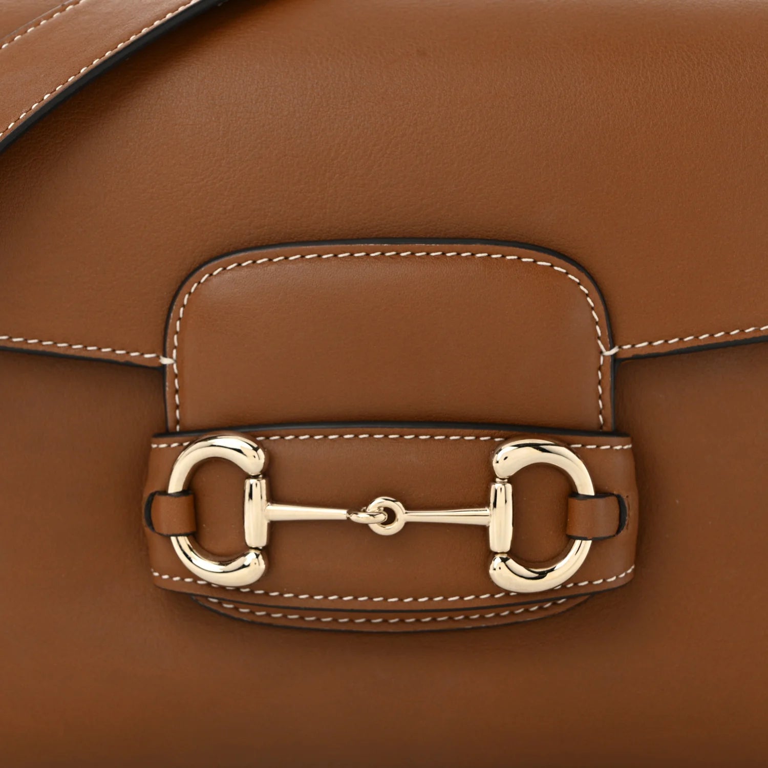 Ciny Lux Calfskin Horsebit 1955 Soft Small Shoulder Bag Sundial