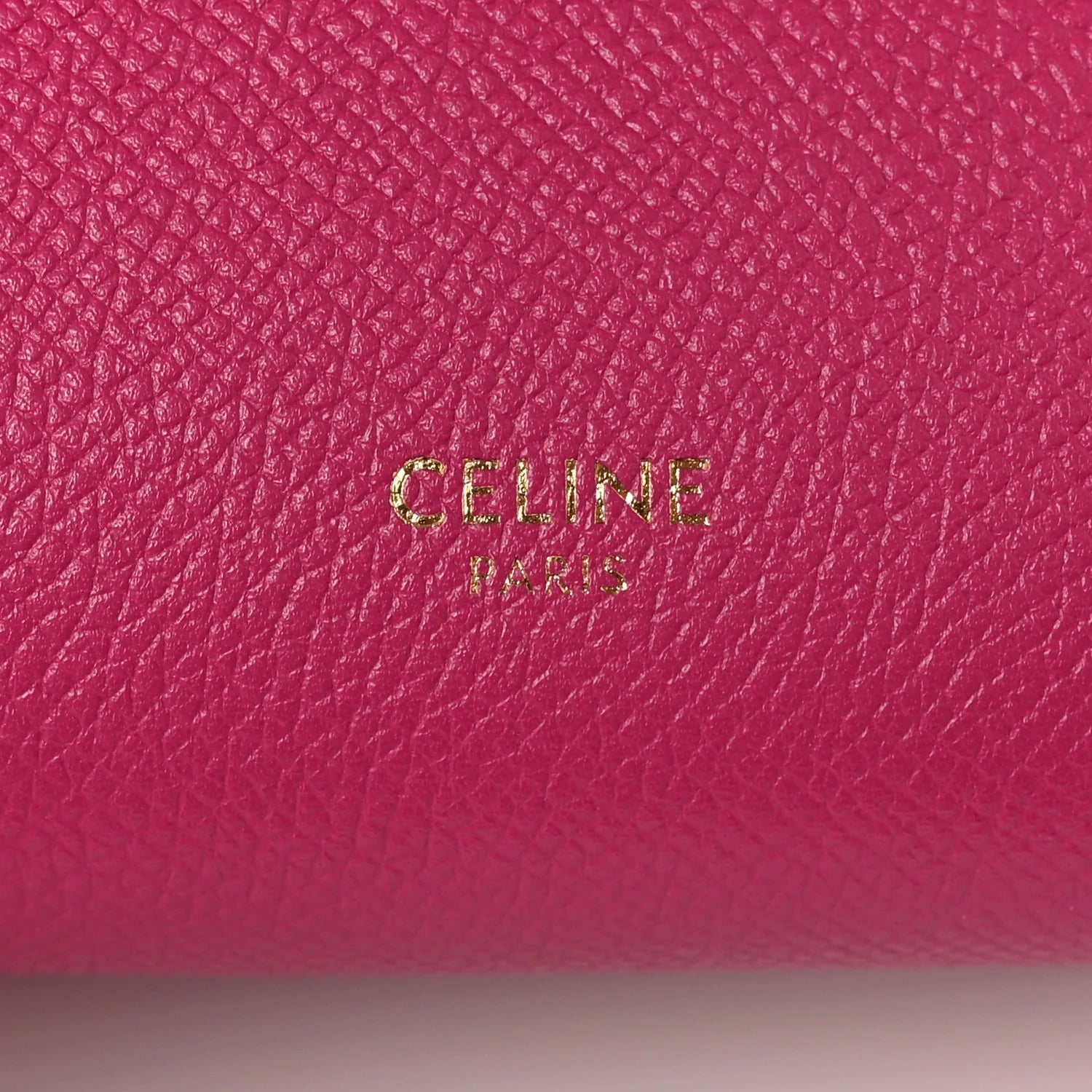 Grained Calfskin Nano Belt Bag Raspberry