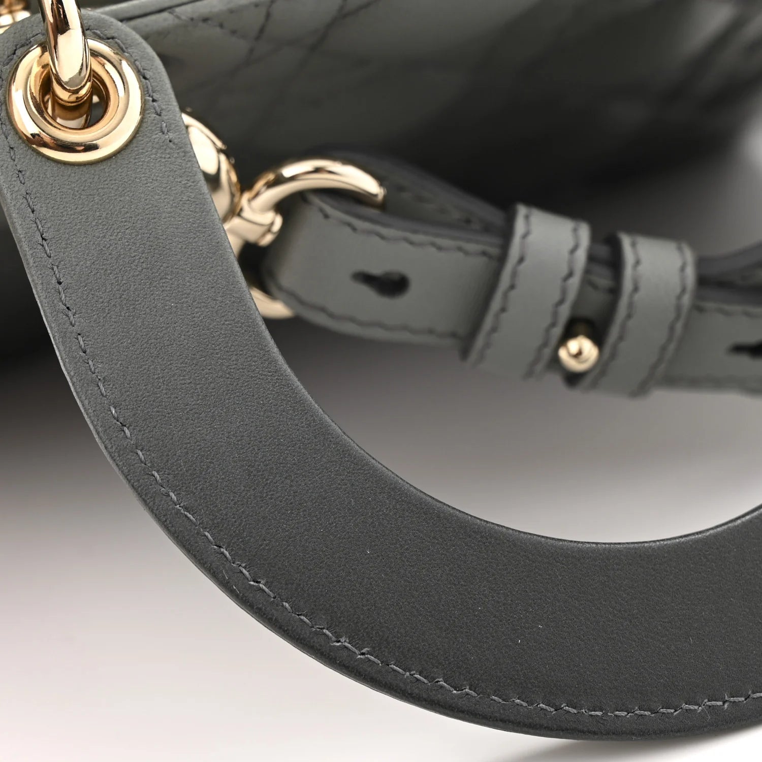 Lambskin Cannage Gradient Small My Abcdior Lady Dior Grey