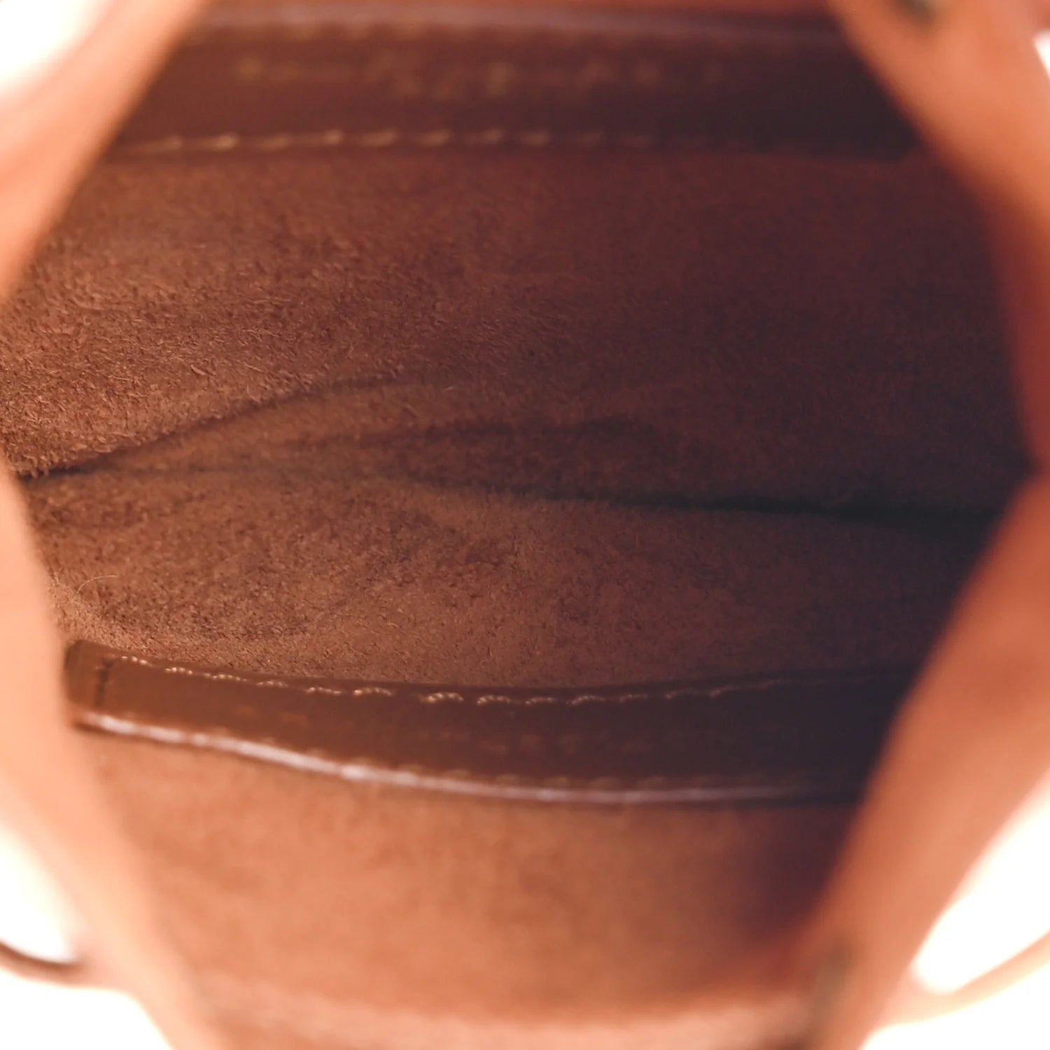 Raffia Cassandre Mini Pochon Crossbody Bag Brick Natural