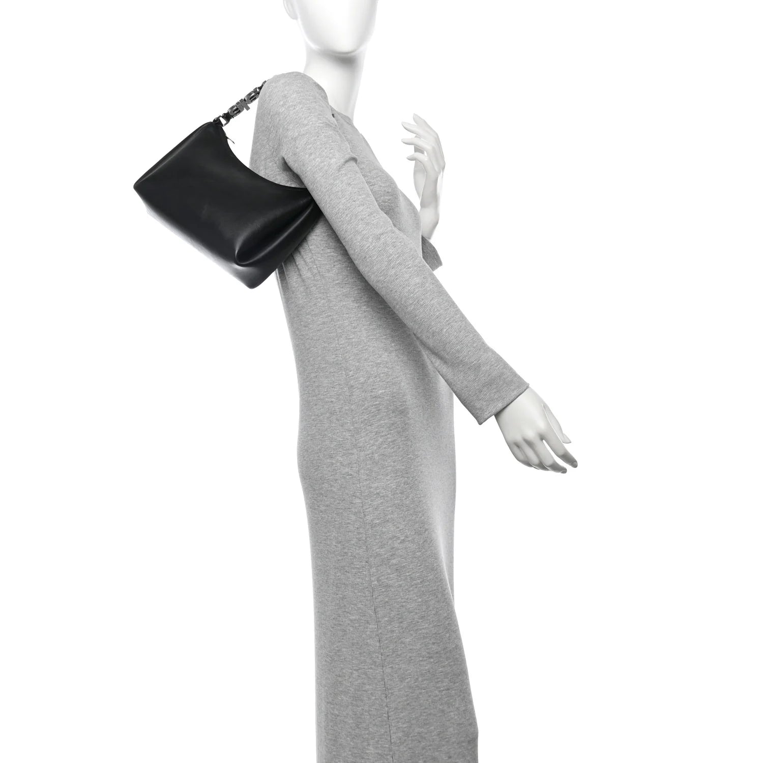 Smooth Calfskin Marquess Shoulder Bag Black