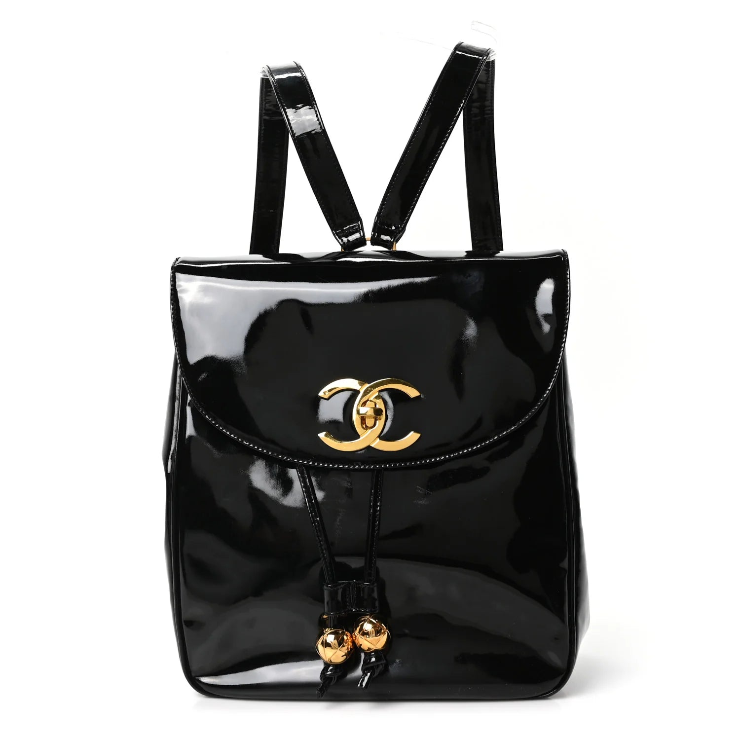Patent CC Drawstring Backpack Black