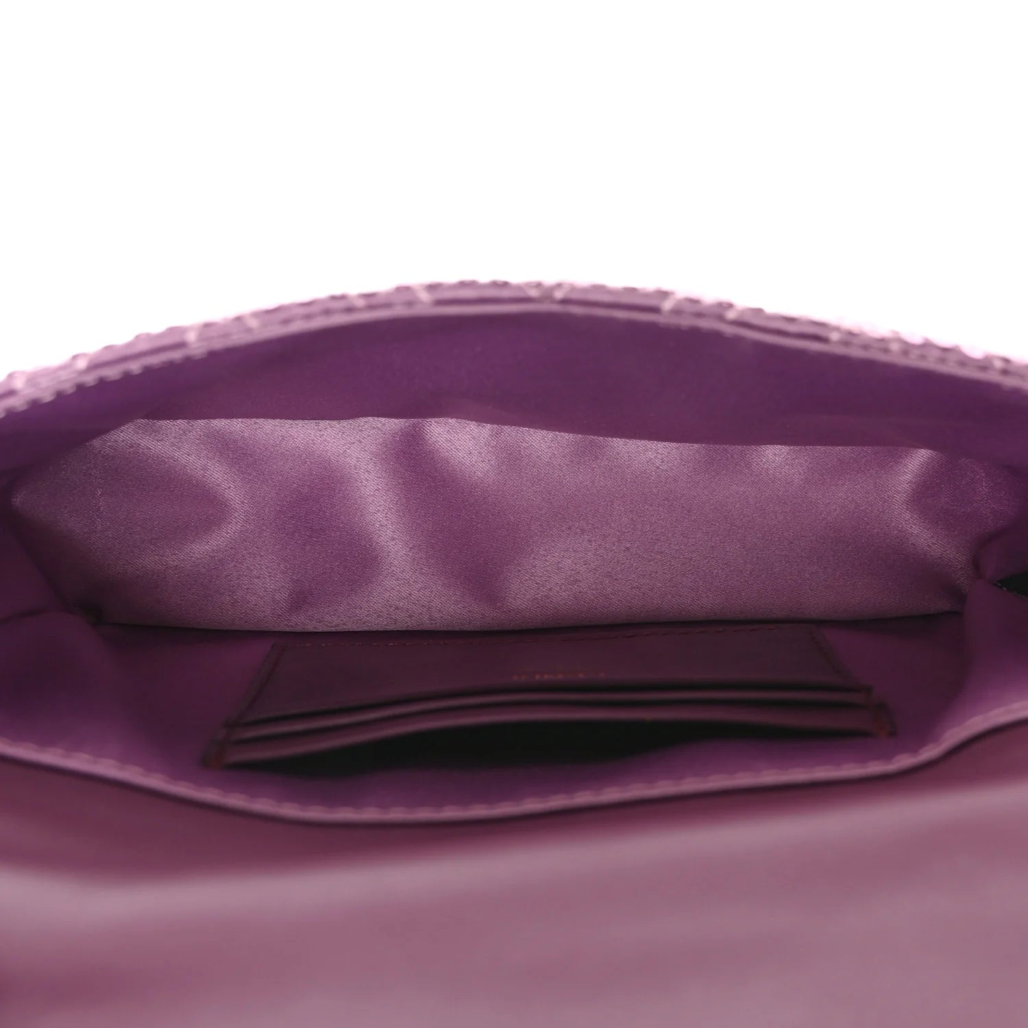 Ricamo Sequin Paillettes Vitello Grace FF Mini Baguette Rosa