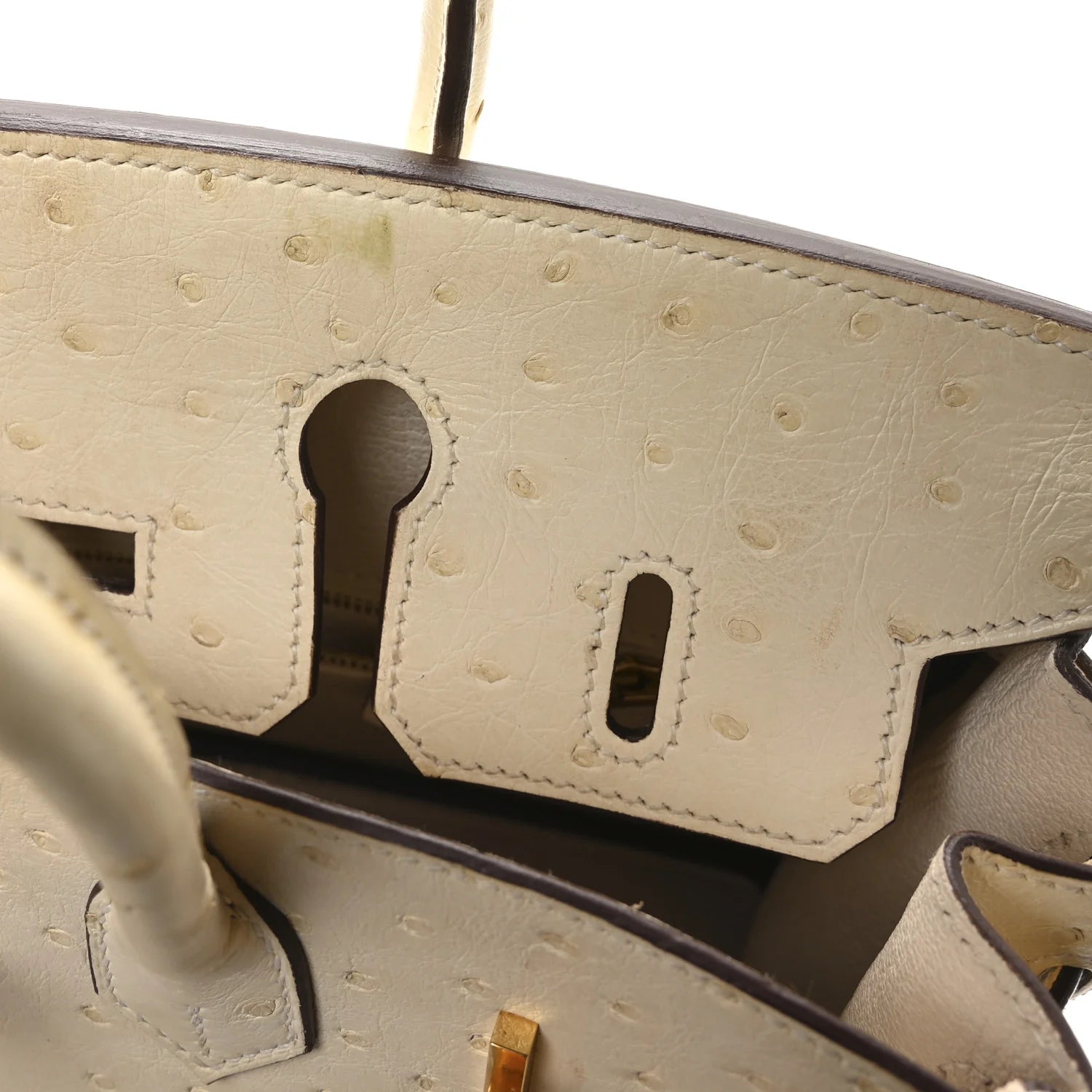 Ostrich Birkin 25 Nata