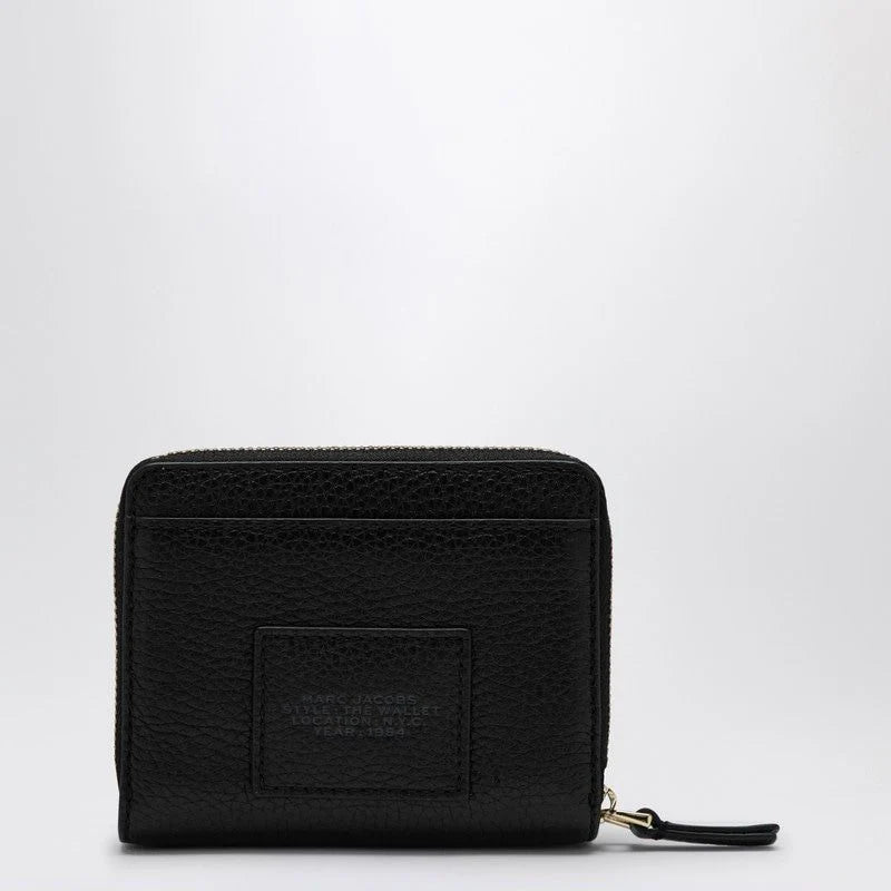 MINI BLACK FULLGRAIN LEATHER WALLET