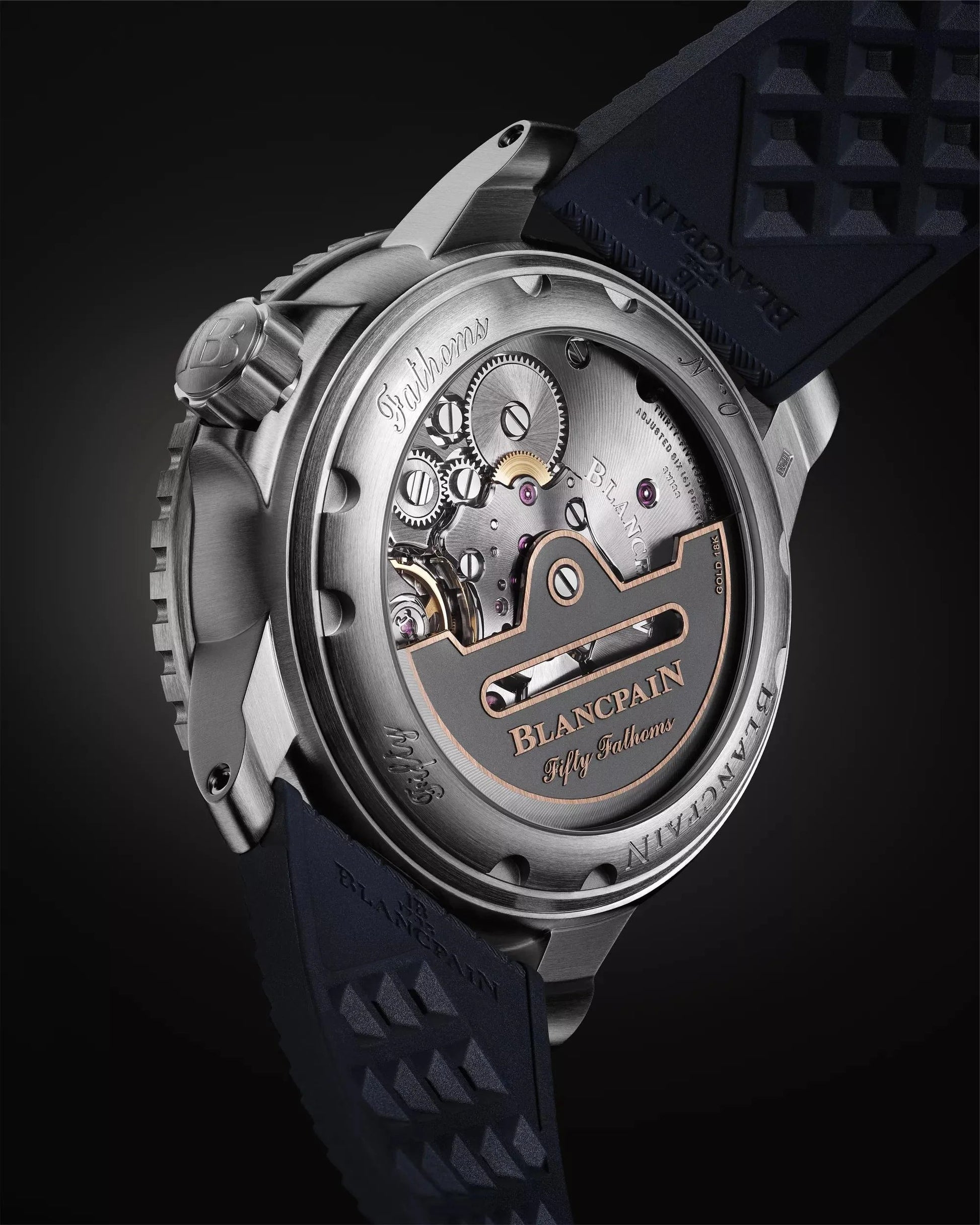 Unworn  Fifty Fathoms Automatique, Titanium, 42.3Mm, Ref# 5010-12B40-O64A, Box and Papers