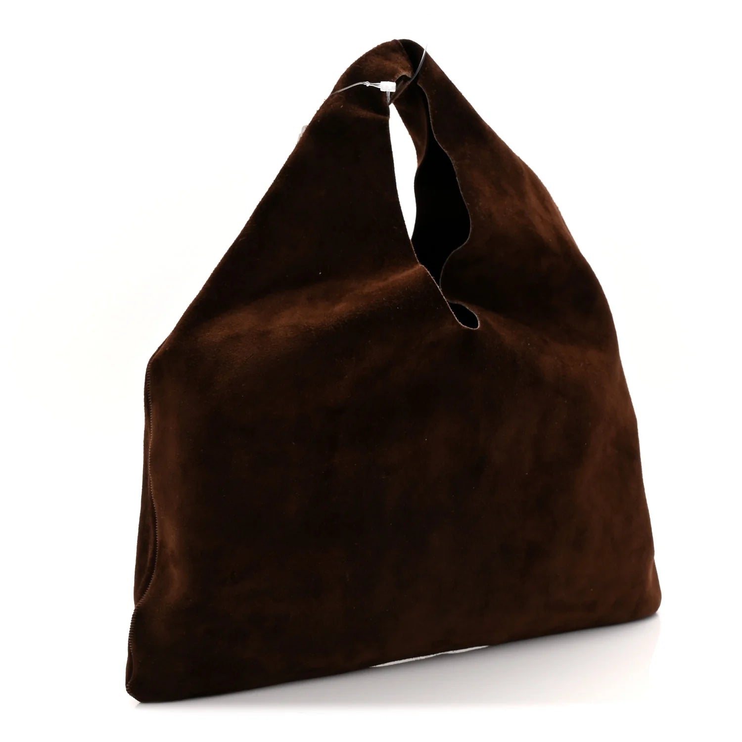 Suede Small Bindle Bag Espresso