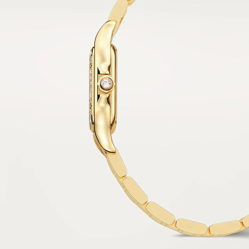 Unworn  Panthère De  Small, 18K Yellow Gold, Diamonds, 22Mm X 30Mm, Ref# WJPN0067, Box and Papers